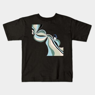 Wavy Warbler Kids T-Shirt